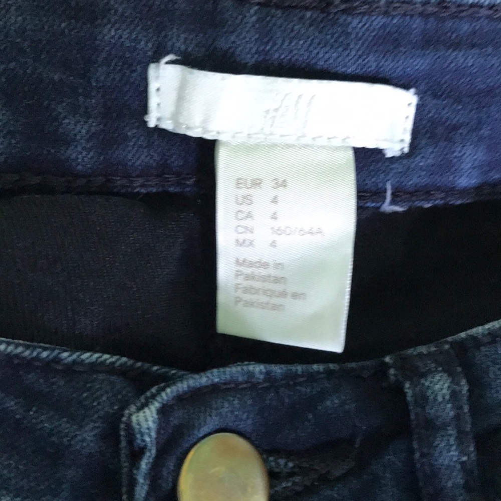 H&M Dark Denim Ankle Skinny Jeans size 4 - Picture 5 of 5